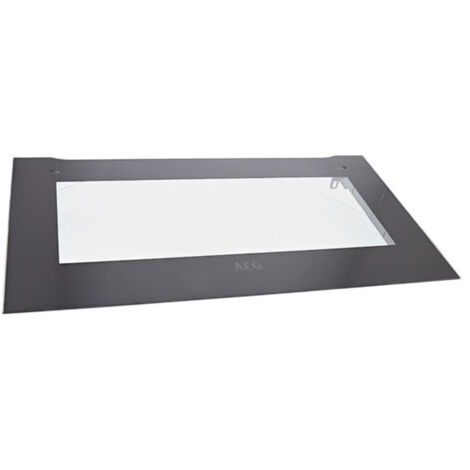Verre de porte (verre du four, plaque en verre) interieur pour e.a. AEG, Electrolux micro-ondes combine 140053974014 (1/2)