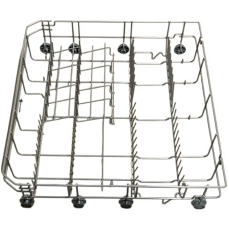 Panier inferieur avec roulettes (48,5 x 45,9 x 11,3 cm) pour lave-vaisselle Midea, Candy, Rosieres, Finlux, Klarstein, Signature - 12976000001468