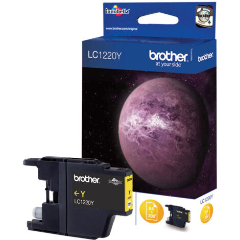 Brother - inktcartridge brother lc-1220 geel - lc1220y - (1/2)