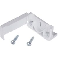 Équerre de fixation de porte pour réfrigérateur – Pièce détachée blanche – Compatible avec congélateurs Liebherr