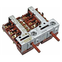 Lot de 2 interrupteurs de plaque de cuisson droite compatibles avec Siemens 00643741 YH80-150 pour plaque de cuisson