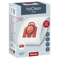 Miele – Lot de 4 sacs et 2 filtres pour aspirateur HyClean Pure FJM – Filtration AirClean – Compatible modèles S241-S256i, S290-S291, S300i-S399
