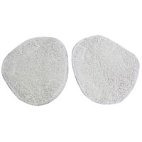 Lot de 2 lingettes (270 x 235 x 6 mm) pour nettoyeur Vapeur Steam Mop 4160 Ariete, SILVER CREST AT5176005400