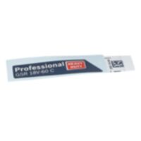 Plaque De Marque GSR 18V-60 C pour perceuse-visseuse GSR 18V-60C et autres modeles BOSCH - 2609138460
