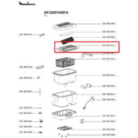 Grille de couvercle pour friteuse AirFryer Minifrito Moulinex - SS-995751