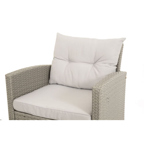Mint Essentials Stockholm Outdoor Chaise Lounge Set with Armchair