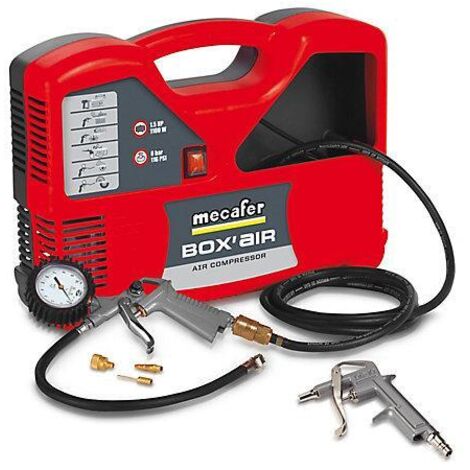 Compresseur Mecafer Box'air - 1,5 HP - 8 BAR - 425415
