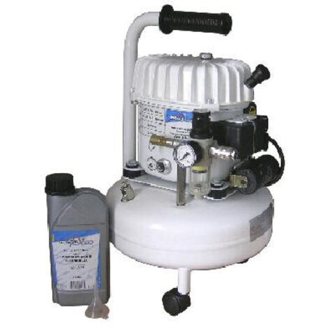 Mecafer – Compresseur silencieux 9 litres – Débit d’air 180L/min – Pression max 8 bars – Niveau sonore 40dB – Idéal pour aérographie et espaces confinés
