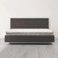 (Europa) Materasso Memo 90x190 - Spessore 13 cm - Zone di comfort in schiuma adattiva - Bianco sporco