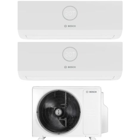 Aire acondicionado Inverter Split Dual de Bosch Serie CLIMATE 3000i 7+9 con CL5000M 41/2 E R-32 Wi-Fi Opcional 7000+9000