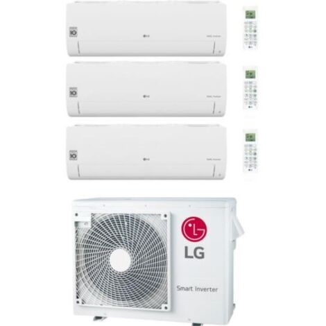 aire acondicionado lg trial split inverter free smart 7+7 con mu3r19 r-32 - 7000+7000