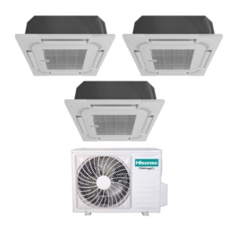 hisense trial split cassette aire acondicionado 9+12+12 con 3amw72u4rfa r-32 wi-fi opcional 9000+12000 - nuevo