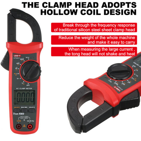 Multimetro Digitale Automatico A Pinza - Tester Corrente AC/DC Ricaricabile - Foto 6