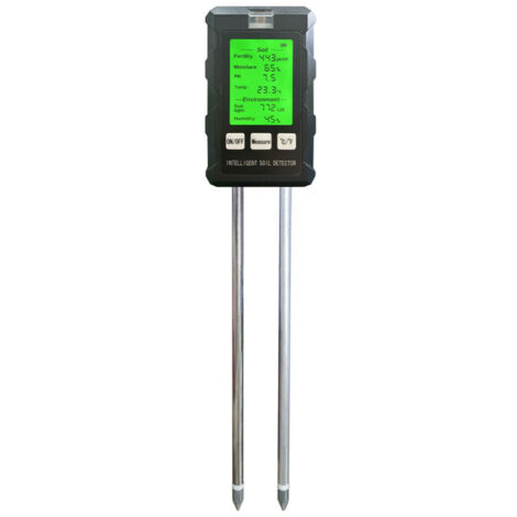Misuratore PH Terreno YINMIK 6 In 1 - Digitale, Per Umidità, EC, Luce, Temperatura, Interno/Esterno - Foto 5