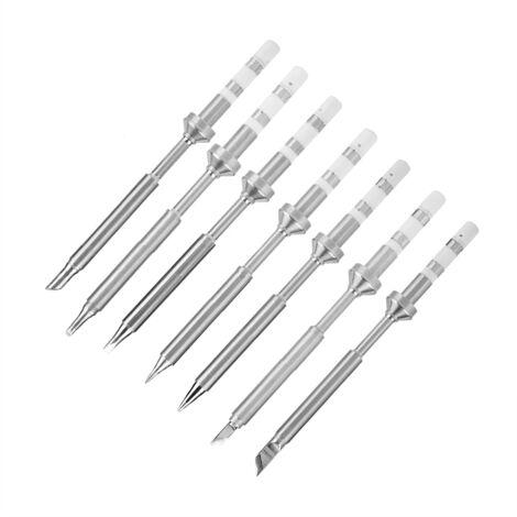 7 Types de Mini Pointes de Fer à Souder en Acier Inoxydable, Punta Per Saldatore Ts100 pour Fer