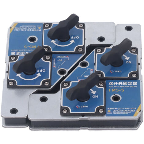 SQUADRA MAGNETICA 33 KG CALAMITA POSIZIONATORE SUPPORTO ANGOLARE PER SALDATURA e
