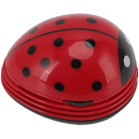 Pssopp Mini Aspirapolvere Da Tavolo A Forma Di Coccinella, Aspiratore Portatile A Batteria Per Scrivania, Tastiera, Briciole, Regalo Divertente