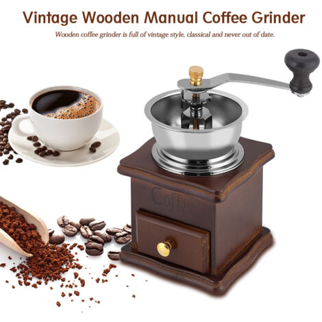 Macinacaffè Manuale A Manovella Con Macina In Ceramica Regolabile. Nucleo Di Ricambio O Per Uso Portatile, Compatto E Leggero, Ideale Per Campeggio E Ufficio. - 2