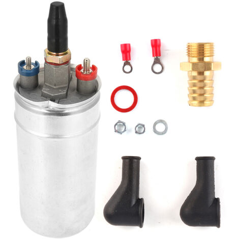 Gedlex Pompa Gasolio 12V, 300L/H Universale Pompa Benzina ad Alto Flusso, 75 PSI Pompa Carburante Elettrica con Collare d'urto, Compatibile con Benzina