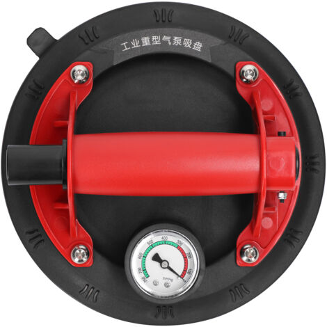 8 Ventose Professionali Per Vetro/Piastrelle - Capacità 200kg, Con Manometro E Cassetta - Foto 4