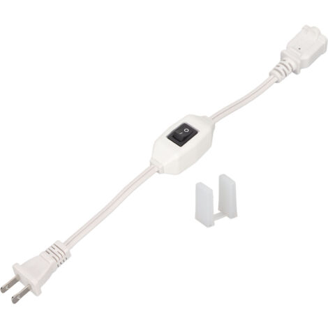 Prolongateur Avec Interrupteur Et 2 Prises Schuko - 0,5m, 16A 250V, IP44 - Pour Intérieur/Extérieur, Sécurisé - 14