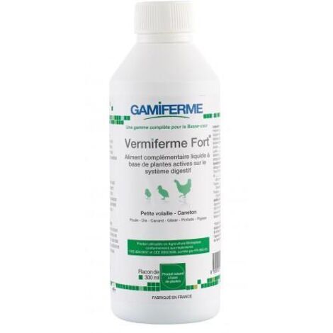 Vermiferme fort complément alimentaire volaille 300 ml GAMIFERME
