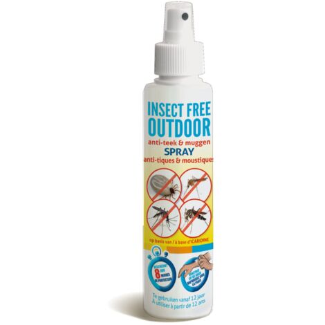 Spray anti-tiques et anti-moustiques BSI pour adulte 200ml (1/2)