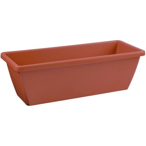 Balconnière Elho® 70x16cm en plastique effet terre cuite
