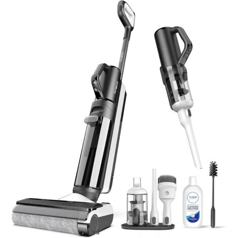 Tineco Floor One S5 Combo - Aspirateur Sans Fil Eau/Poussière - Aspirateur à main - Nettoyage des coins amélioré