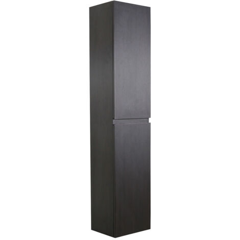 Columna de pared para cuarto de baño 140cm SORRENTO Décor roble carbono (1/5)