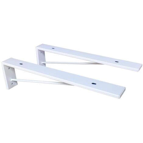 Lot de 2 équerres de fixation invisible pour plan de travail