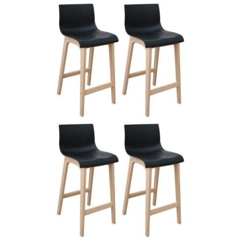 Set di sgabelli da bar in rovere TANNA da 65 cm