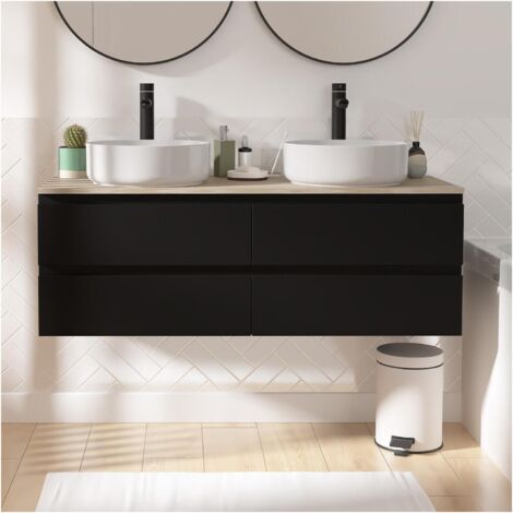 Mobile doppio lavello sospeso SORRENTO 120cm