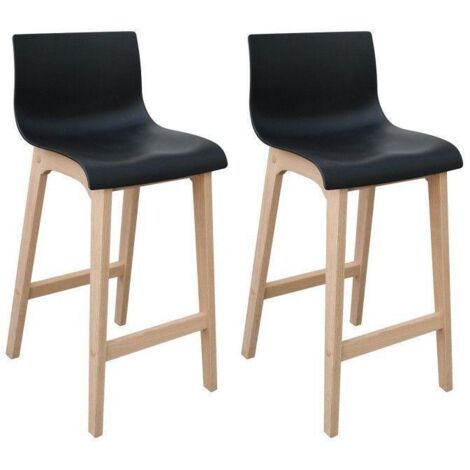 Set di sgabelli da bar in rovere TANNA da 65 cm