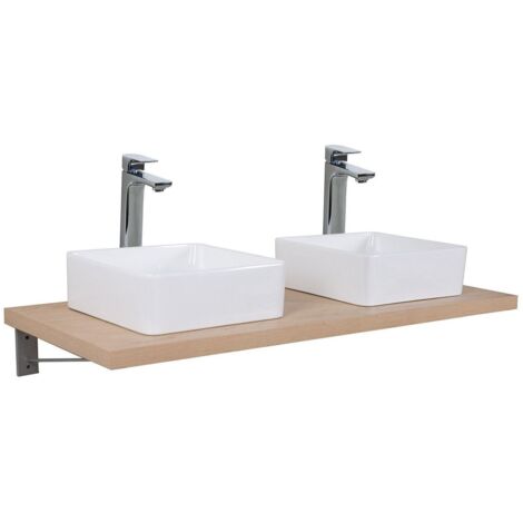 Piano lavabo sospeso - 120 cm - Spessore 3,8 cm WILL