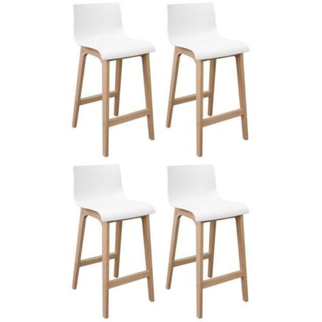 Set di sgabelli da bar in rovere TANNA da 65 cm