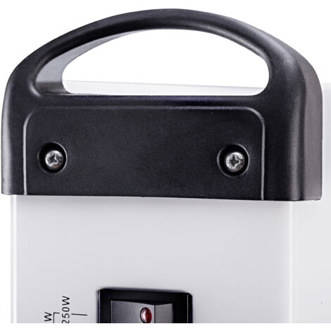TROTEC Termoconvettore TCH 18 E con tre livelli di riscaldamento (750 W, 1.250 W, 2.000 W)