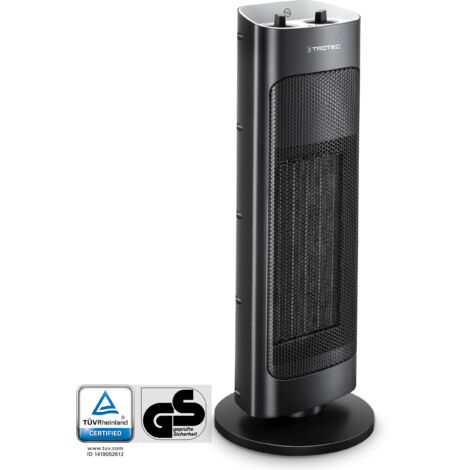 COOCHEER Termoventilatore 2000W a risparmio energetico, ECO Stufetta Elettrica Oscillazione 100°, 3 livelli di riscaldamento, Display LED e Telecomando per Casa e Ufficio