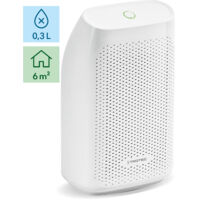 TROTEC - Deumidificatore TTP 5 E, contenitore per acqua, 0,7 l, per armadio, abitazione, scarpiera e umido