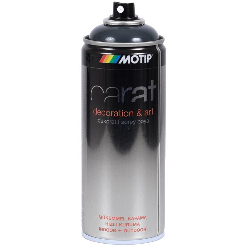 Peinture Aérosol Industrielle Intérieur/Extérieur Brillant, Couleurs au Choix 400 ML – MOTIP CARAT