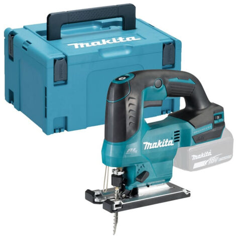 Makita – Scie sauteuse 18V – Moteur sans balais – Profondeur de coupe 135mm – Vitesse 0-3000coup/min – Éclairage LED intégré - DJV184ZJ
