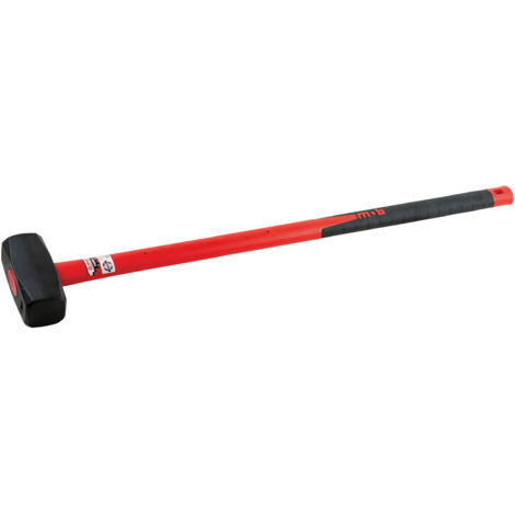 Masse Couple avec Manche Tri-Matière, Tête en Acier Carbone C45E, Longueur 15,5 cm, Total 90 cm, Emmanchement Conique ISO 15601, Sécurité Maximale (1/3)