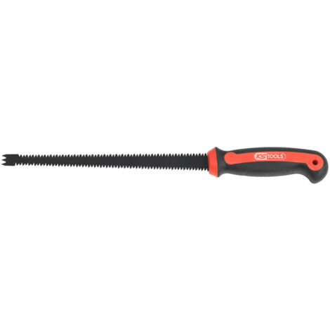 KS Tools - Scie couteau, découpe forme dans le plâtre 250mm, denture 7TPI , poignée bi-mat. - 907.2506 (1/2)
