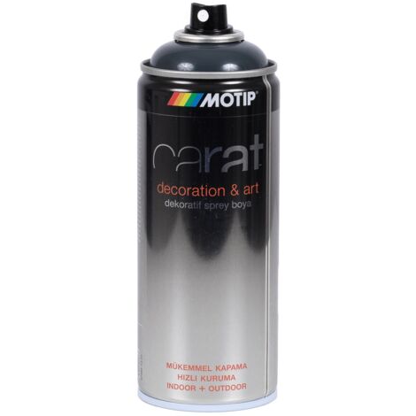 Peinture Aérosol Industrielle Intérieur/Extérieur Brillant, Couleurs au Choix 400 ML – MOTIP CARAT