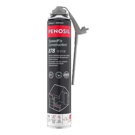 Penosil – Mousse polyuréthane expansive 750 ML – Excellente adhérence pour béton et bois – Isolation thermique et acoustique – Aérosol SPEEDFIX
