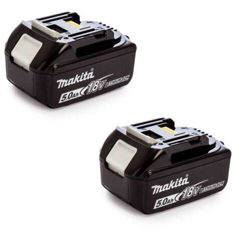 Pack 2 batteries 18V Li-Ion LXT (2x5,0 Ah) BL1850B - MAKITA 197288-2 (1/4)