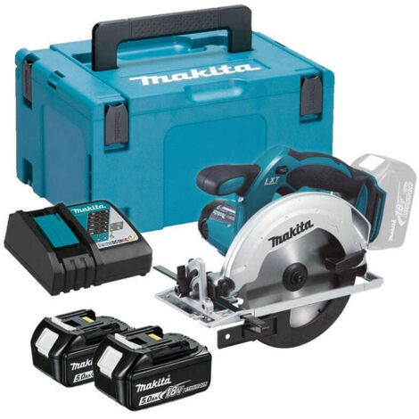 Scie circulaire 18V LXT Ø165 mm (2x5,0 Ah) en MAKPAC - MAKITA DSS611RTJ (1/5)