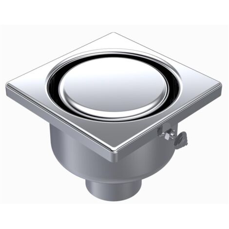 Siphon de sol Inox sortie verticale electropoli 100 mm inviolable - 1040F Limatec