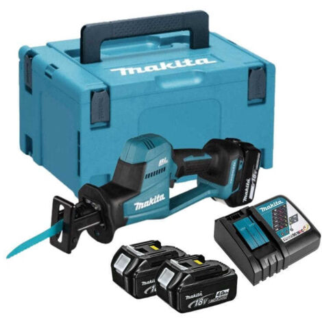 Scie sabre récipro 18V LXT (2x4,0 Ah) en coffret MAKPAC - MAKITA DJR189RMJ (1/4)