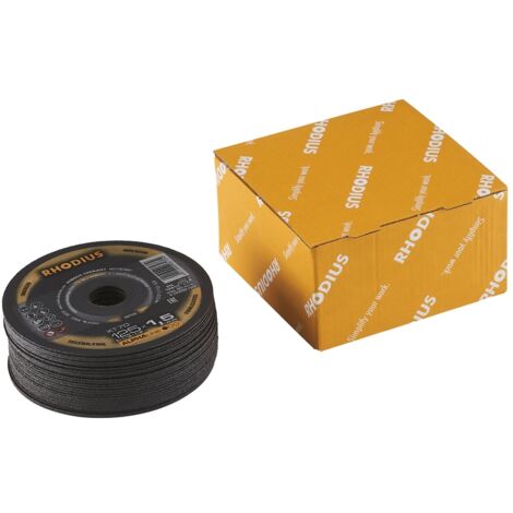 Disque à tronçonner acier et inox 125 x 1.5 x 22.23 mm (25 PCS) - RHODIUS XT70